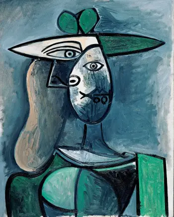 Кризис идентичности. Картина П. Пикассо 'Женщина с зеленой шляпой'